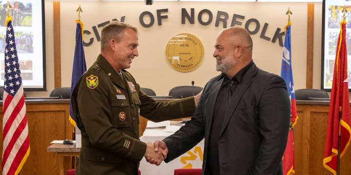 City of Norfolk enters into new initiative with Nebraska Military Department