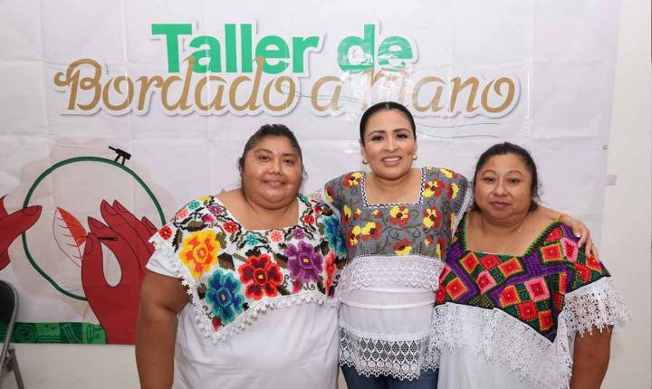 Convoca Blanca Merari a participar en taller de bordado a mano