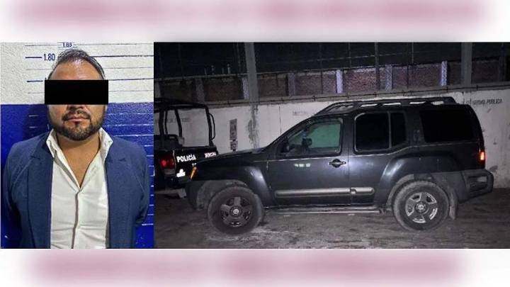 Policía Municipal de Tehuacán asegura vehículo robado y captura al conductor
