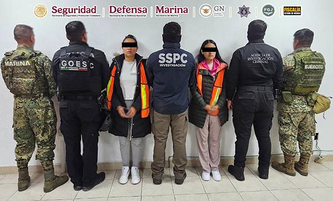 Ministerio público de Tultitlán, presunta pareja detenida de El Choko