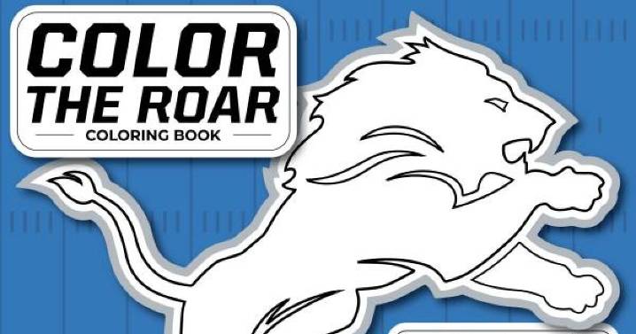 City of Detroit & Lions release coloring book featuring Dan Campbell, fan favorite players