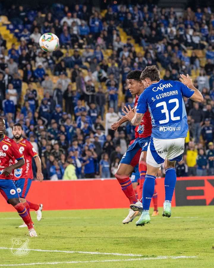 Giordana le dio la victoria a Millonarios sobre Pasto en El Campín