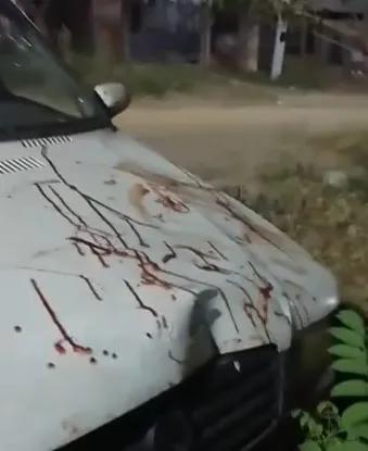 Misterio en la frontera: Tiraron un auto al canal cubierto de sangre