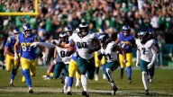 Jordan Davis seals Eagles' 33-26 thrilling win over Rams with Philly's 2nd blocked FG of 4th quarter