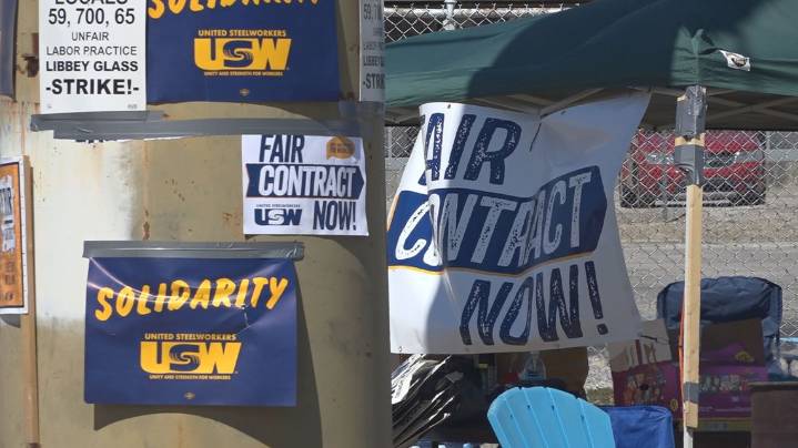 Libbey Glass workers continue strike amid stalled contract talks in Toledo