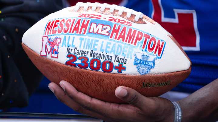 Video: Monroe's Messiah Hampton discusses Section V record, team's hot start