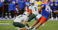 Gramatica's kick lifts South Florida to an 18-16 upset at No. 13 Florida and heats Napier's seat