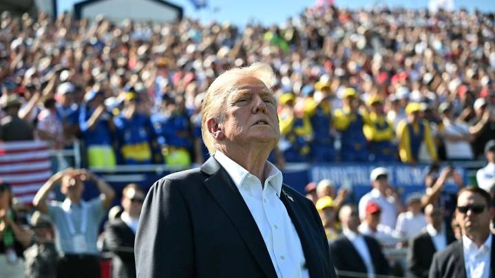 Trump swings by the Ryder Cup, soaking up fans' love after vowing revenge on more of his enemies