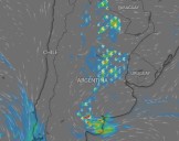 Avisos de nivel naranja. El SMN volvió a emitir alertas por tormentas para este jueves pero con un parte más grave