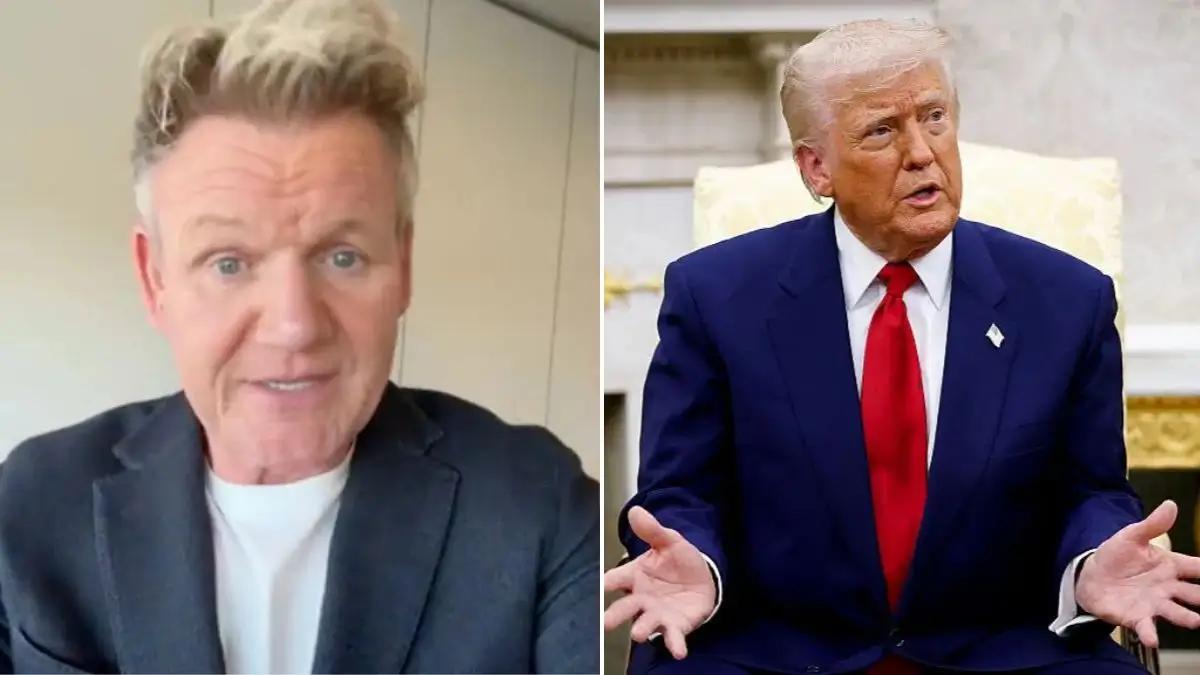 'Same Exact Patch Trump Had’: Gordon Ramsay’s Diagnosis Behind the Bandage Has Fans Wondering If It’s the Same Reason Donald Trump Wore One