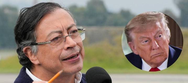 "A mí no me amenace, aquí lo espero si quiere", la advertencia de Petro a Trump