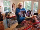 84-year-old quilt maker ties up loose ends to fight cancer research cuts