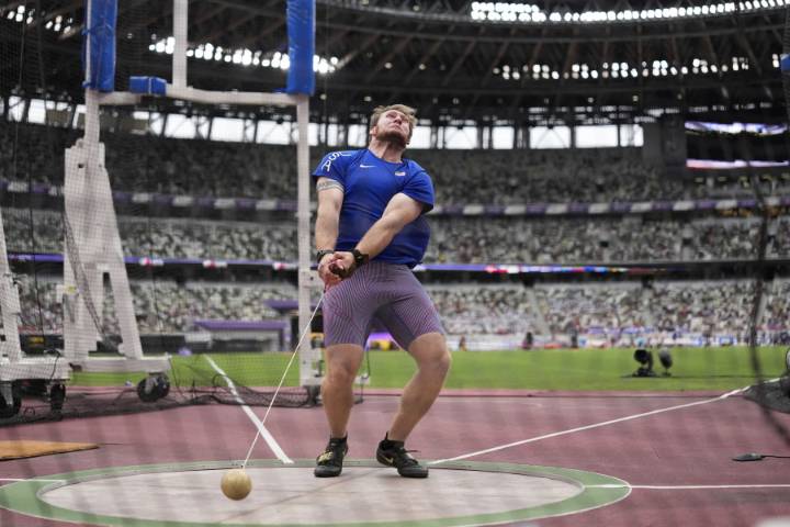 Ridgefield’s Trey Knight qualifies for hammer finals at world track and field championships in Tokyo