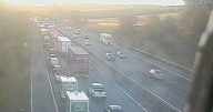 M62 closes after 'serious crash' as grinds traffic to a halt in Monday morning mayhem