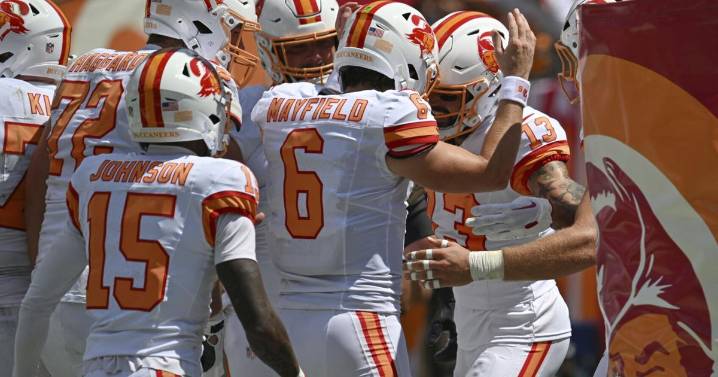 Mayfield leads undefeated Buccaneers to thrilling 29-27 victory over winless Jets