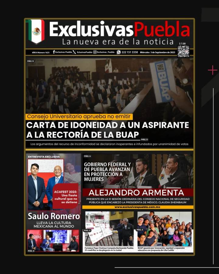 Boletín Puebla 3 septiembre
