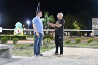 En Machagai, avanzan las obras para la renovación del bulevar de avenida Sarmiento