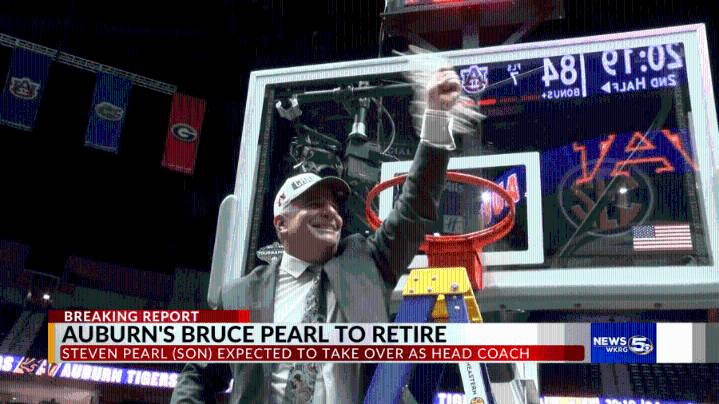 Auburn basketball coach Bruce Pearl to retire, son Steven to take over Tigers program