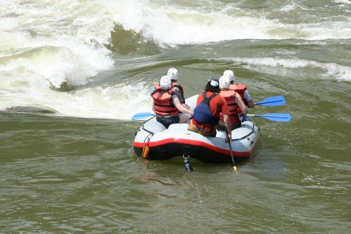 Rafting resumes on Chenab river in J&K's Reasi after months long suspension