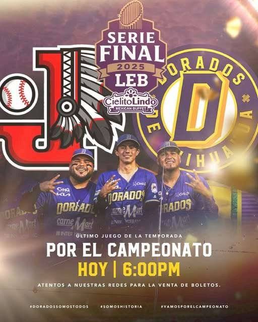 La serie se decide hoy: Dorados vs. Indios en el juego 7