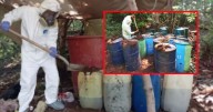 Desmantelan laboratorio clandestino y 17 zonas químicas en Sinaloa: hallan más de 16 mil litros de sustancias para fabricar drogas