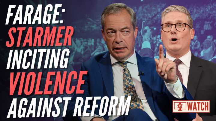 WATCH: Farage Reacts to Starmer’s Conference Speech