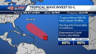 ﻿Invest 93-L: Tropical wave could become tropical depression