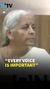 FM Nirmala Sitharaman: Every Opinion Matters, Not Here To Judge Noise Vs View