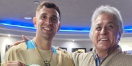 La visita especial del Pato Fillol al Dibu Martínez antes de su histórico juego con la Selección: el invaluable regalo que le llevó
