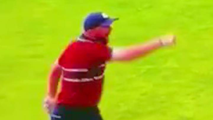 Shane Lowry held back by caddie in furious bust-up with heckling US fan as Ryder Cup descends into chaos