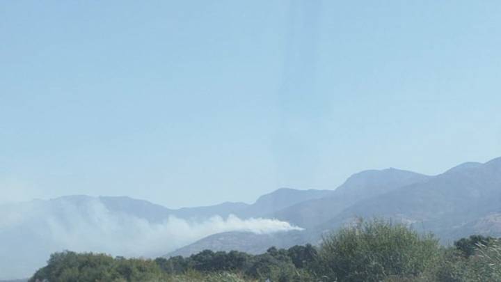 Reavivación del incendio forestal de Jarilla en Gargantilla