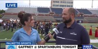 Palmetto Sports reporter Caroline Soro LIVE with Spartanburg band ahead of Gaffney rivalry