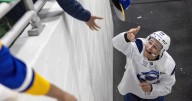 Blues prospects beat Wild, 6-4, thanks to late goal by Justin Carbonneau