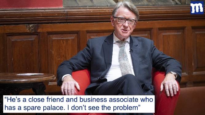 Mandelson spending fortnight at Kim Jong Un's to destress