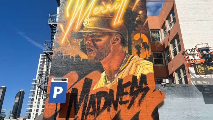 Padres inject Merrill Mural Madness into downtown as playoff fever gains steam