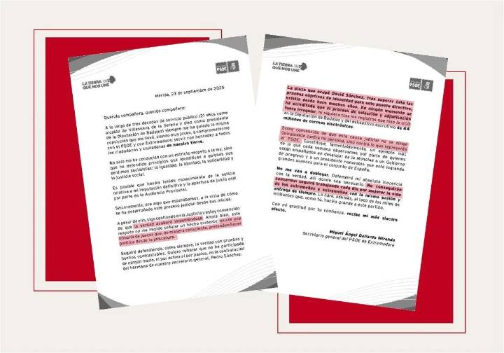 El líder del PSOE extremeño a los militantes: «No he participado en la contratación del hermano del presidente»