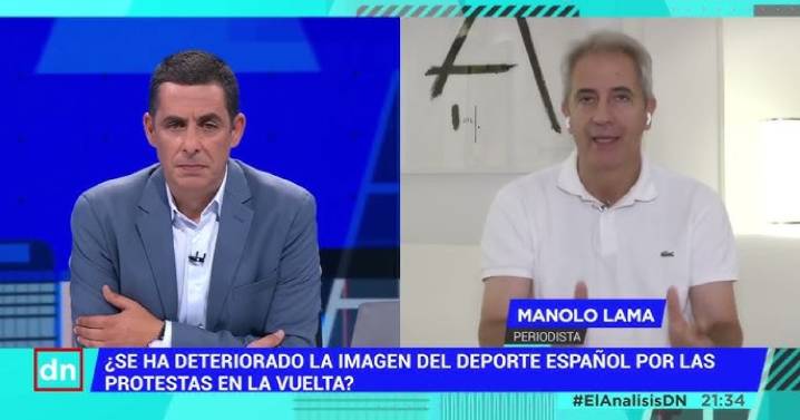 Manolo Lama denuncia la hipocresía de las protestas propalestinas en La Vuelta a España
