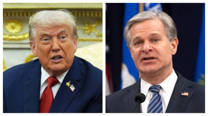 Trump: ‘I would think’ DOJ investigating Wray