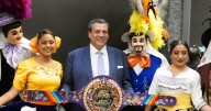 CMB presenta el espectacular cinturón tlaxcalteca que se disputarán ‘Canelo’ Álvarez y Terence Crawford en Las Vegas