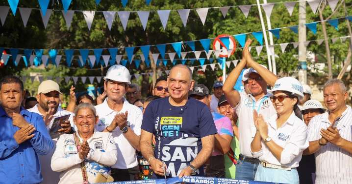 Alcalde de Santa Marta inaugura una nueva era de infraestructura con ‘Transformando mi Barrio’