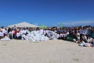 Retiran cinco toneladas de basura de 14 playas de Yucatán
