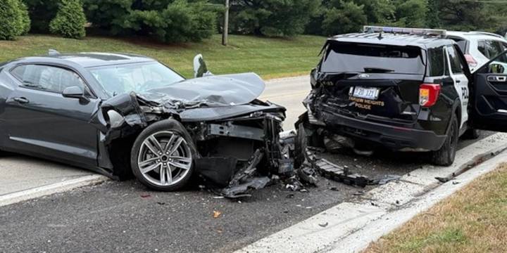 Driver had alcohol, ‘weed gummies’ before slamming into Fairview Heights squad car, police say