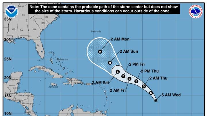Tropical depression forms in Atlantic: See path, tracker, forecast