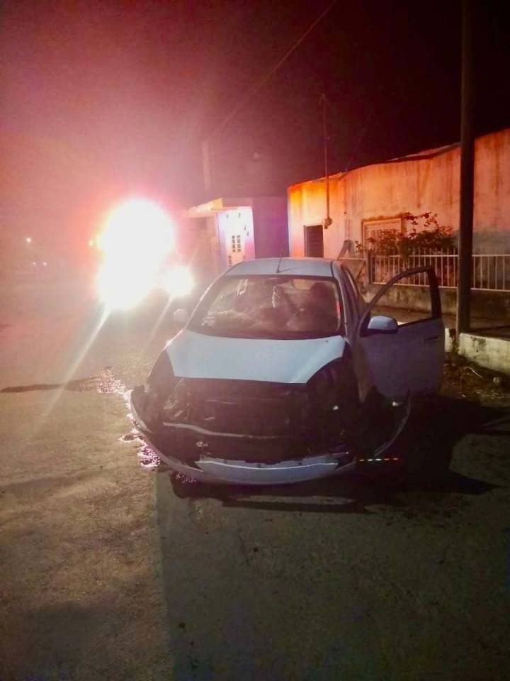 CHOCA Y DEJA A SU ACOMPAÑANTE MAL HERIDO HUYENDO DEL LUGAR