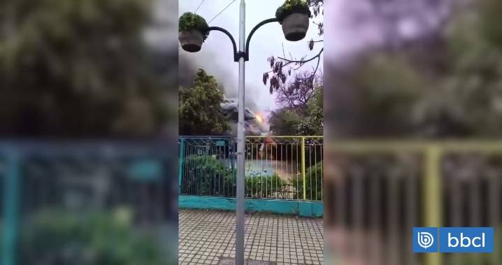 Reportan incendio de casa de cumpleaños Toy Feliz en Chiguayante