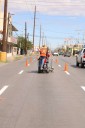Delimitan carriles en la avenida Plutarco Elías Calles
