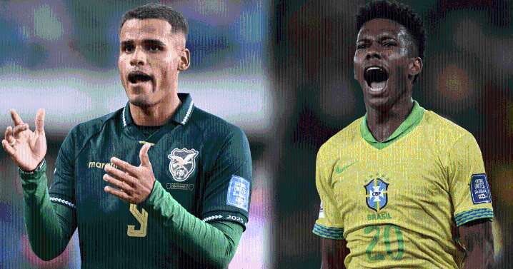 Hora del partido Bolivia vs. Brasil por fecha 18 de las Eliminatorias sudamericanas 2026