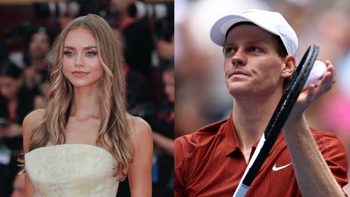Jannik Sinner tendría una relación con una modelo ex novia de piloto de F1