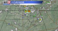 Isolated shower or two possible this afternoon