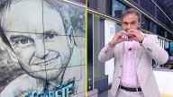 ¡Quedó igual! Rodrigo Sepúlveda reaccionó en pleno Meganoticias Alerta a retrato dibujado que le hizo un artista